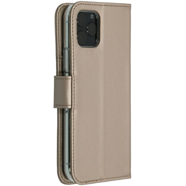 Accezz Wallet Softcase Bookcase Apple iPhone 11 Pro - Goud