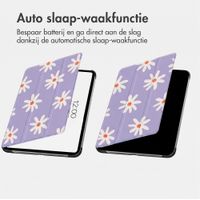 imoshion Design Trifold Bookcase Lenovo Tab (2025) - Flowers Distance
