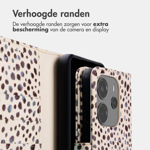 imoshion Design Bookcase Xiaomi Redmi Note 14 (4G) - Black And White Dots