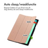 imoshion Trifold Bookcase Samsung Galaxy Tab A11 Plus - Rose Gold