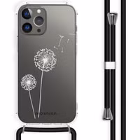 imoshion Design hoesje met koord Apple iPhone 13 Pro Max - Paardenbloem - Wit