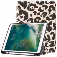 imoshion Design Trifold Bookcase Apple iPad 6 (2018) 9.7 inch / iPad 5 (2017) 9.7 inch / Air 2 (2014)/Air 1 (2013) - Leopard