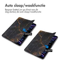 imoshion Design Trifold Bookcase Apple iPad Pro 11 (2022/2021) - Black Marble