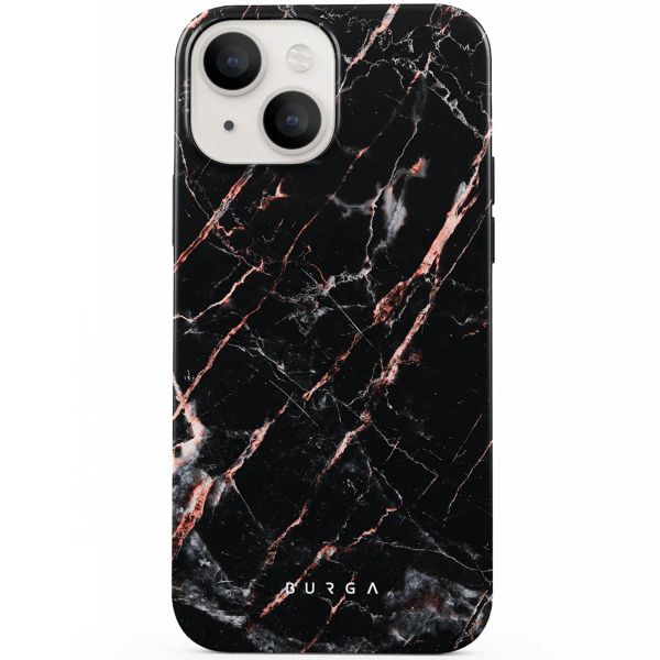 Burga Tough Backcover iPhone 14 - Rose Gold Marble