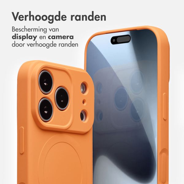 imoshion Color Backcover met MagSafe Apple iPhone 17 Pro - Neon Orange