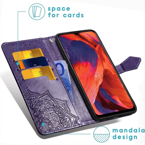 imoshion Mandala Bookcase Oppo A73 (5G) - Paars