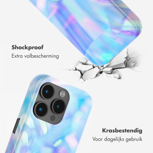 Selencia Vivid Tough Backcover met MagSafe Apple iPhone 15 Pro - Holographic Blue Dream