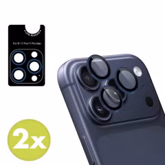 imoshion 2 Pack Camera lens protector Apple iPhone 17 Pro / 17 Pro Max - Dark Blue