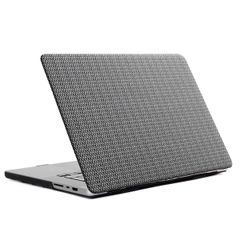 Selencia Geweven Cover MacBook Pro 14 inch (2021) / Pro 14 inch (2023) M3 chip - A2442 / A2779 / A2918 - Grijs