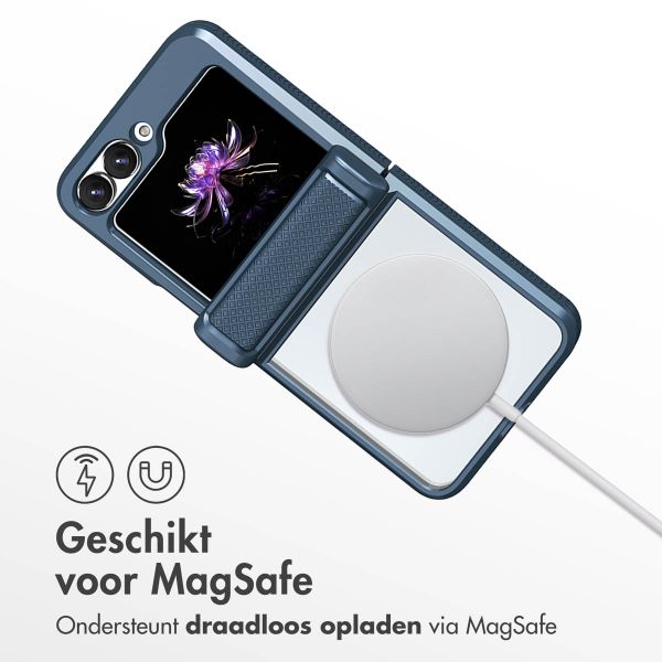 imoshion Rugged Backcover met MagSafe Samsung Galaxy Z Flip 6 - Donkerblauw