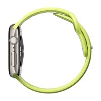 Nomad Tempo siliconen band Apple Watch Series 1 - 9 / SE (38/40/41 mm) | Series 10 / 11 (42 mm) - Lime