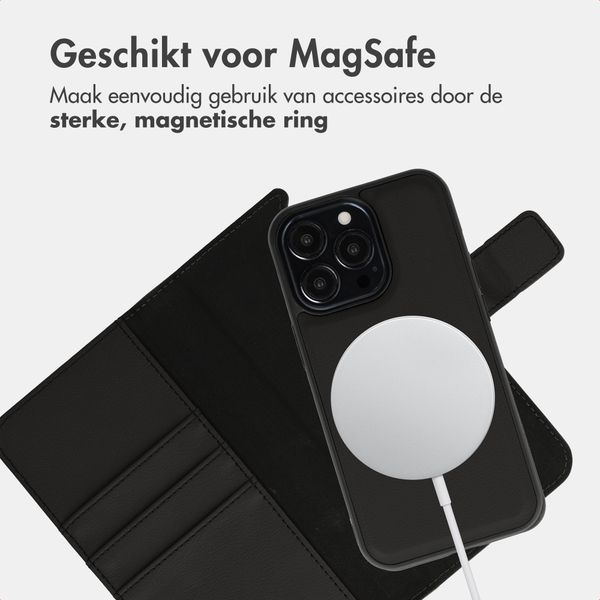 imoshion Uitneembare 2-in-1 Luxe Bookcase Apple iPhone 13 Pro - Zwart