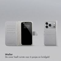 Accezz Edge Uitneembare Bookcase met MagSafe Apple iPhone 18 Pro / 17 Pro - Grijs