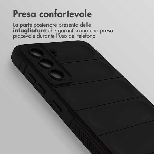 imoshion EasyGrip Backcover Samsung Galaxy S21 FE - Zwart