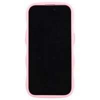 Holdit Wavy Case Apple iPhone 14 Pro Max - Transparent / Pink