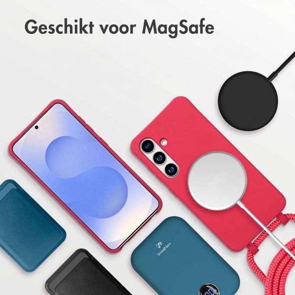 imoshion Color Backcover met afneembaar koord met MagSafe Samsung Galaxy S25 / S24 - Red Raspberry