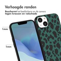 imoshion Design hoesje iPhone 14 - Luipaard - Groen / Zwart