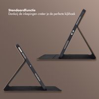 Selencia Riva Bookcase Apple iPad Air 11 inch (2025) M3 / (2024) M2 / Air 5 (2022) / Air 4 (2020) - Mocha Brown