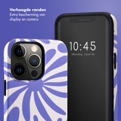 Selencia Vivid Backcover Apple iPhone 13 Pro - Modern Bloom Sapphire Blue