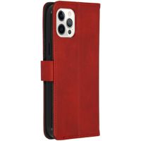 imoshion Luxe Bookcase iPhone 12 Pro Max - Rood