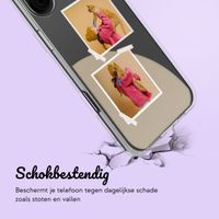 Gepersonaliseerd hoesje met filmrol N°2 iPhone 16 - Transparant