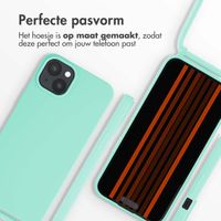 imoshion Siliconen hoesje met koord Apple iPhone 15 Plus - Mintgroen