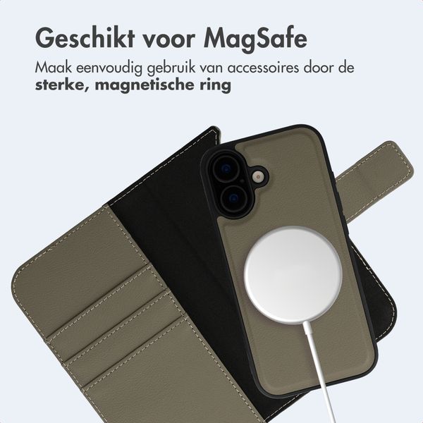 imoshion Uitneembare 2-in-1 Luxe Bookcase Apple iPhone 16 - Groen