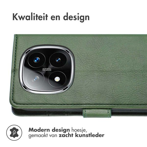 imoshion Luxe Bookcase Xiaomi Redmi Note 14 Pro (5G) - Groen