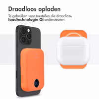 imoshion MagSafe Powerbank - 10.000 mAh - Draadloze powerbank - Apricot Crush Orange