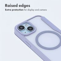 imoshion Transparent Bookcase with MagSafe Apple iPhone 15 - Lilac