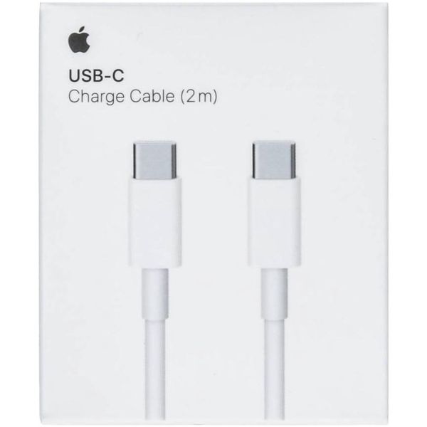 Apple Originele USB-C Power Adapter 20 watt + Originele USB-C naar USB-C oplaadkabel - 2 meter - Wit