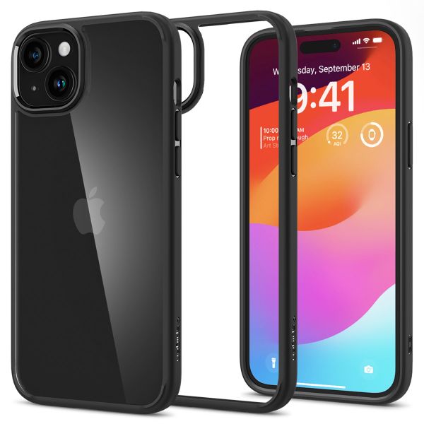 Spigen Ultra Hybrid Backcover iPhone 15 - Matte Black