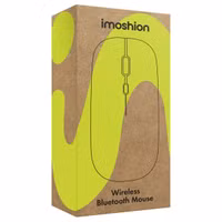 imoshion Draadloze muis - Oplaadbare computermuis + 2.4G USB-A adapter - Zwart