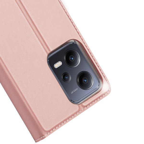 Dux Ducis Slim Softcase Bookcase Xiaomi Redmi Note 12 / Xiaomi Poco X5 5G - Rosé Goud