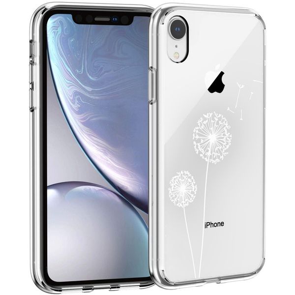 imoshion Design hoesje Apple iPhone Xr - Paardenbloem - Wit