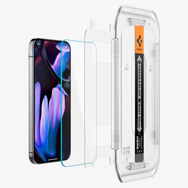 Spigen GLAStR EZ Fit Screenprotector 2 Pack + Applicator Google Pixel 9 / 9 Pro / 10 / 10 Pro
