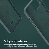 Accezz 2-in-1 Leather Bookcase with MagSafe Apple iPhone 14 - Cedar Green