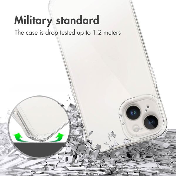 Accezz Xtreme Impact Back Cover Apple iPhone 15 - Transparent