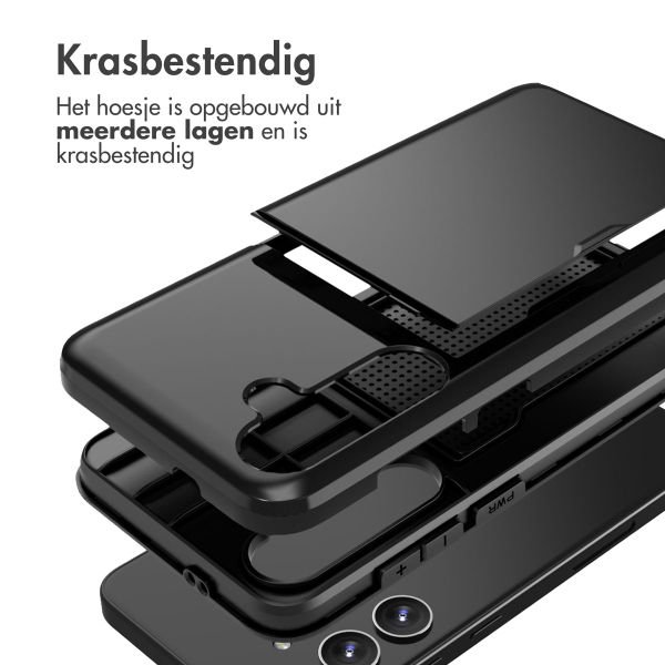 imoshion Backcover met pasjeshouder Samsung Galaxy S24 Plus - Zwart