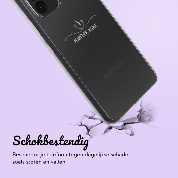 Hoesje met eigen foto en/of tekst Samsung Galaxy A53 - Sierlijk hartje