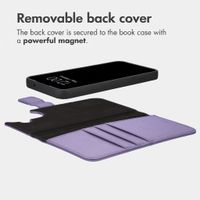 imoshion Detachable 2-in-1 Luxury Bookcase Samsung Galaxy A27 (5G) - Purple