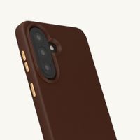 Selencia Rivièra MagSafe Backcover met afneembare haakjes Samsung Galaxy A57 (5G) - Choco Brown