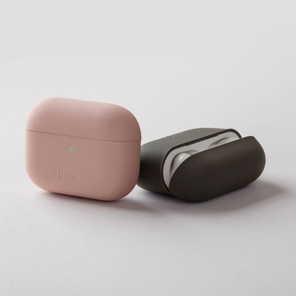 Uniq Lino Hybrid Liquid Silicone Case Apple AirPods Pro 2 - Ash Grey