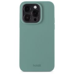 Holdit Silicone Case iPhone 15 Pro - Moss Green