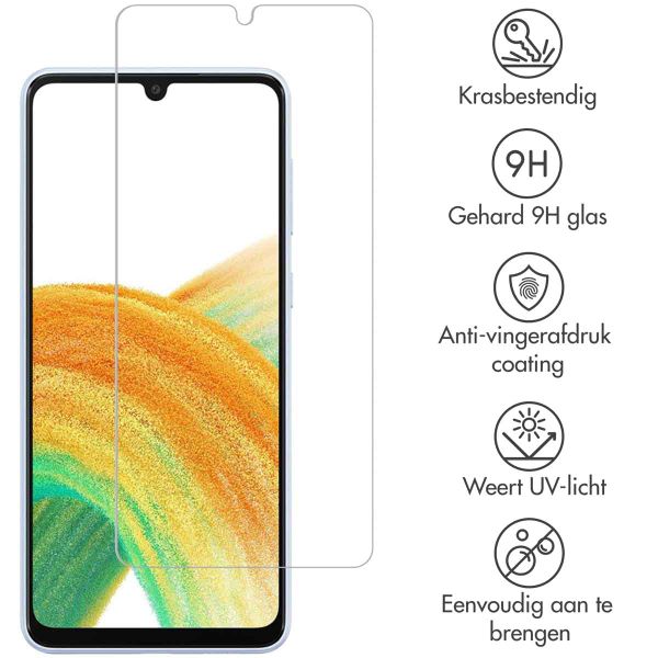 Selencia Gehard Glas Screenprotector Samsung Galaxy A34 (5G)