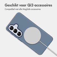 imoshion Color Backcover met Thin MagSafe Ring Samsung Galaxy S25 / S24 - Donkerblauw