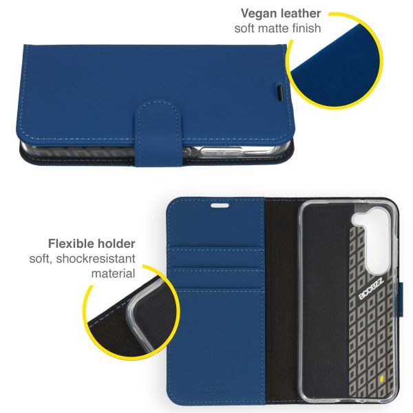 Accezz Wallet Softcase Bookcase Samsung Galaxy S23 Plus - Donkerblauw