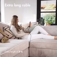 imoshion Oplader met USB-C naar USB-C kabel - Gevlochten textiel - 20 Watt - 2 meter - Zwart