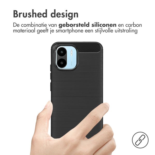 imoshion Brushed Backcover Xiaomi Redmi A1 / A2 - Zwart