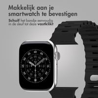 Accezz Ocean bandje Apple Watch | 38/40/41/42 mm - Zwart